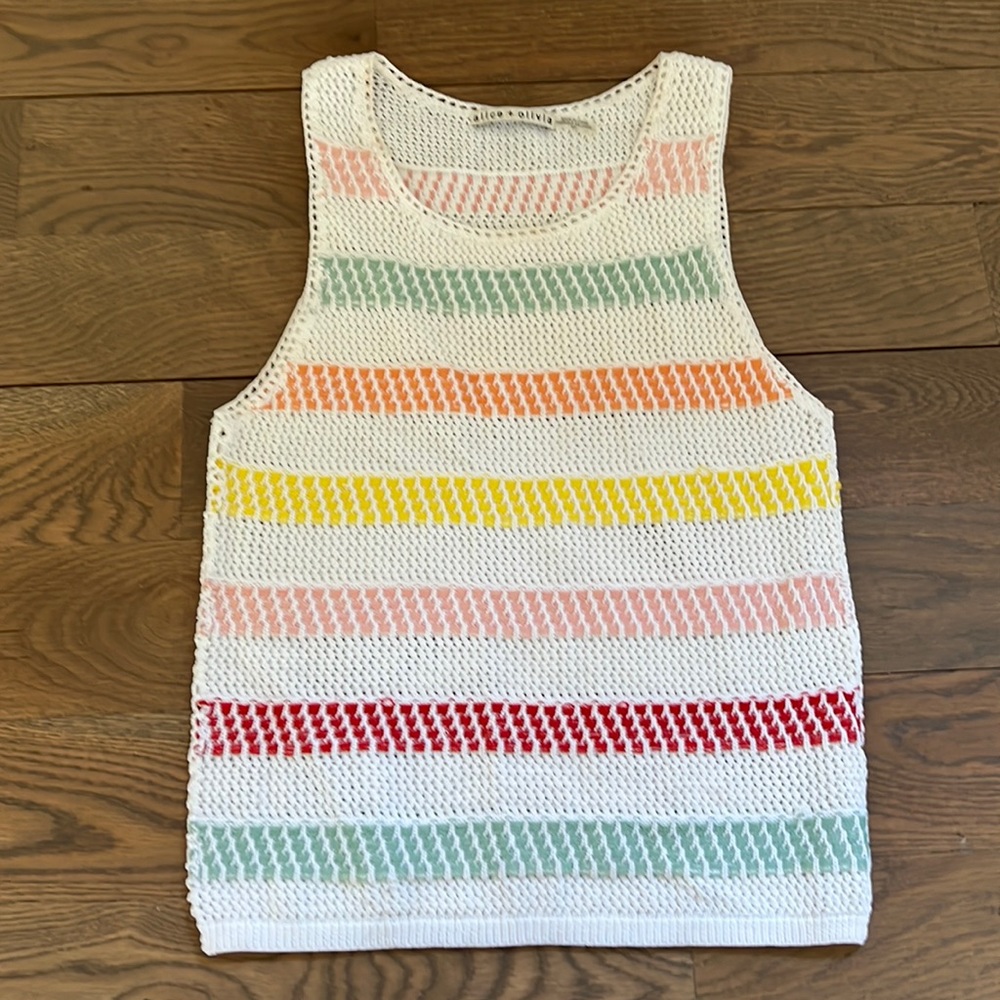 Alice and Olivia sweater tank